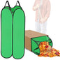 2 Pack Leaf Bag Holder, Pop Up Leaf Bag Chute for Easy Leaves Collecting