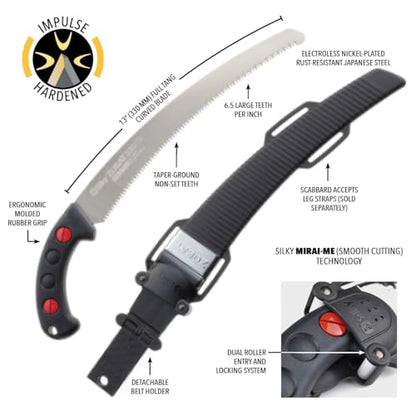 Silky ZUBAT Professional Curved Hand Saw 330mm Large Teeth (270-33)