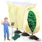 3 Packs Plant Covers Freeze Protection Frost Cloth for Outdoor Plants, 47'' x 70'' 2.47oz/yd² Frost Cloth Blankets with Zipper Drawstring, Winter Tree Covers for Plants Fruit Raised Bed Animal - size: 47''x 70''-3PCS