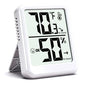 Room Thermometer Indoor Hygrometer Digital Humidity Meter - color: White - Upgraded Version, size: 1 - Pack