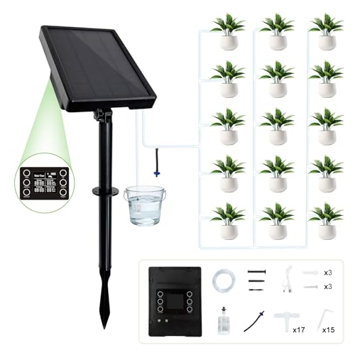 Solar Drip Irrigation System Automatic Plant Watering Device for Garden
