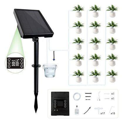 Solar Drip Irrigation System Automatic Plant Watering Device for Garden