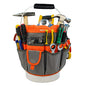 MELOTOUGH Bucket Idea Bucket Tool Organizer With 35 Pockets Fits to 3.5-5 Gallon Bucket (Orange) … - color: Orange