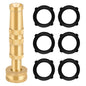 Twinkle Star High Pressure Garden Hose Nozzle, 3/4" GHT, 1 Pack - color: Nozzle Twist 1 Pack