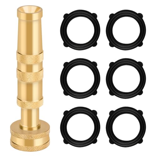 Twinkle Star High Pressure Garden Hose Nozzle, 3/4" GHT, 1 Pack - color: Nozzle Twist 1 Pack