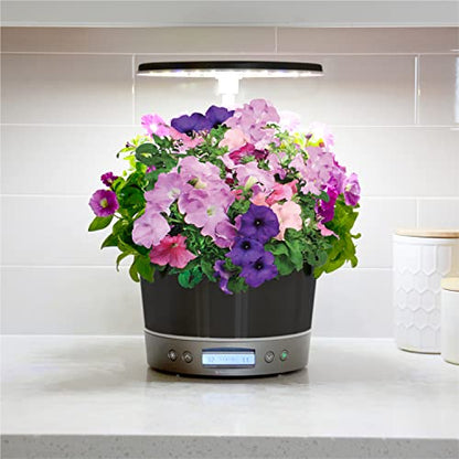 AeroGarden Harvest Elite 360, Platinum Stainless - color: Platinum