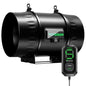 VIVOSUN T8 8" Inline Fan &Cycle Mode Speed Controller, 832 CFM Aerozesh Fan - color: Black Pro, size: 8"