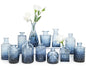 SUPMIND Glass Bud Vase Set of 12, Small Blue Flower Vases for Centerpieces - color: Blue, size: 12Pcs