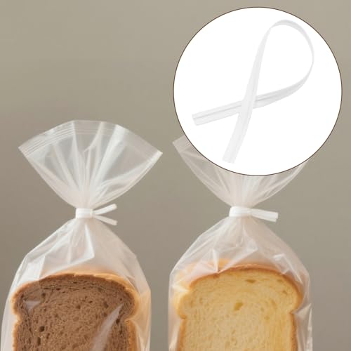1000Pcs 5 Inch White Paper Twist Ties - color: White, size: 5"