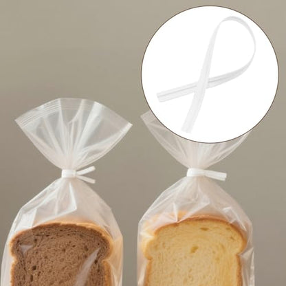 1000Pcs 5 Inch White Paper Twist Ties - color: White, size: 5"