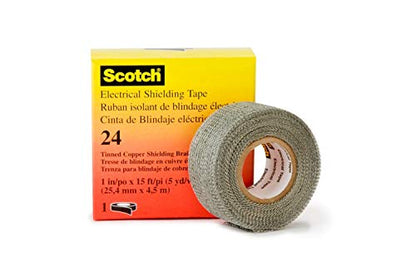 3M Scotch Electrical Shielding Tape 24, 1 in x 15 ft, 1 Roll