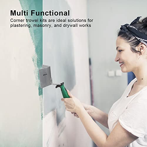 Drywall Corner Tool - Outside Corner Trowel Stainless Steel - size: external