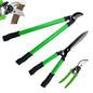 iMeshbean 3 Pieces Garden Tools Set Lopper & Pruning Shear & Tree Trimmer Pruner Ideal for Indoor & Outdoor Gardening, Branch Cutting & Plant Trimming - color: Green