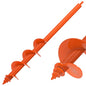 Insaga Auger Drill Bit for Planting 3 x 24'', Threaded Garden Auger Post Hole Digger, Spiral Drill Earth Dirt Augers for Bulb, Vegetables, Fence Posts and Umbrella Holes, Fits in 3/8” Drill Chuck - size: 3x24''