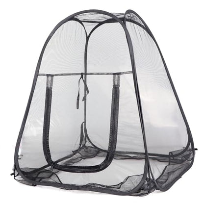 Mesh Plant Cover from Animals, Plant Netting Pest Guard Cover, Plant Tent Cage Pop-up with 4 Stakes for Vegetables, Fruits, Flowers, 28 x 28 x 32 Inches - size: 28 x 28 x 32 Inches