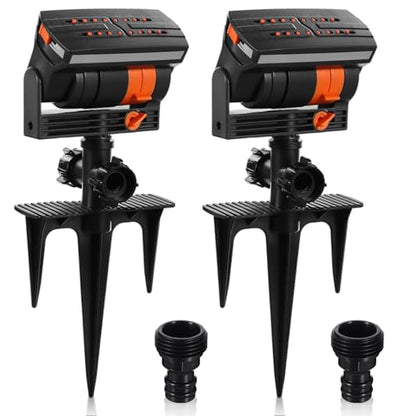 Reallnaive 2 Pcs 2 Pcs Oscillating Sprinkler, Three Pin Base