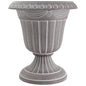 Arcadia Garden Products PL10WW Classic Traditional Plastic Urn Planter, 15" x 13", Whitewash - color: Whitewash, size: 15" x 13"