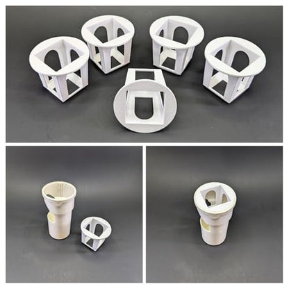 Grow Cubes for Hydroponic System/Compatible with Gardyn (10 Grow Cubes / 10 White caps) - style: 10 Grow Cubes / 10 White caps