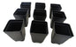 2.5" Square Extra Deep Landmark Nursery Pots - Press Fit (25)