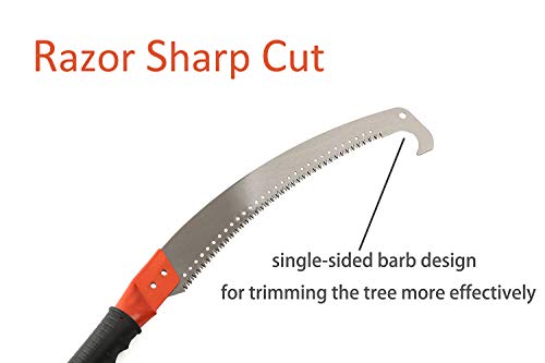 Pole Saw for Tree Trimming, Long Tree Trimmer Pole Saw 10FT, Manual Pole Cutter for Yard Garden and Patios Trees Branches Cutting - size: 10FT