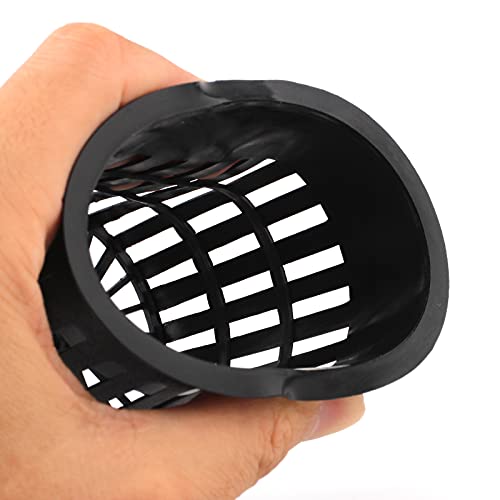 Plastic Net Cups Pots for 3 Inch Holes for Hydroponics, 15 Pack