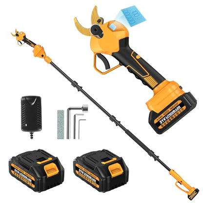 Takuoo Electric Pole Pruner, 1.6" Crodless Pruning Shears for Tree Trimming