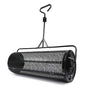 Compost Spreader 44 Inch Towable Peat Moss Spreader - Black