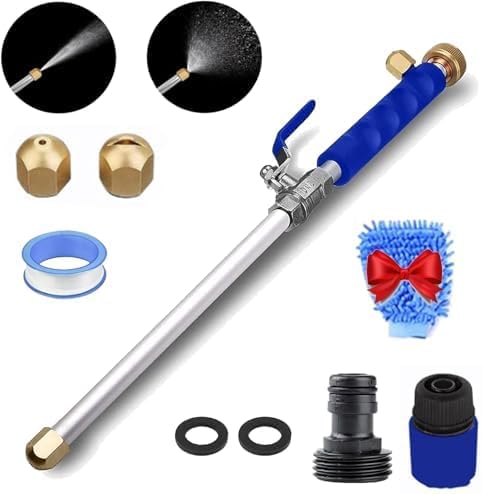 Jetflux Pressure Washer, Jet Flux Pressure Washer, Hydro Jet Spray Wand for Car, Driveway, Patio & Garden Cleaning (1*blue)