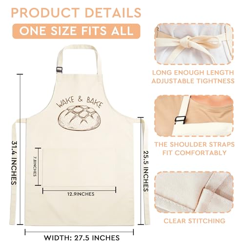 Sourdough Apron Gifts for Bakers, Adjustable Apron, Gifts for Bread Bakers, Perfect for Baking Cooking - color: Style-5