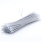 200 Pcs Clear Twist Ties, 6 Inch Plastic Metal Wire Twisty Tie