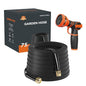 Giraffe Tools Lay Flat Hose 75ft Lightweight 50% Lighter, 9-Pattern Nozzle - size: 75FT