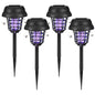 Solar Bug Zapper Outdoor Mosquito Trap for Moths,Gnats,Flies,Flying Insect