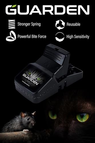 Rat Trap Six Pack - Powerful Reusable Traps for a Quick Kill Indoor or Out - size: 6 Pack Rat Traps
