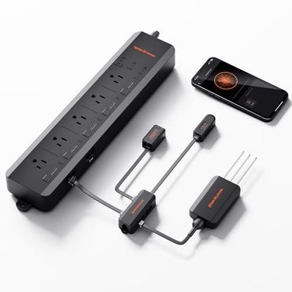 Spider Farmer GGS AC5 Power Strip Kits 5 AC APP-Based Controls Outlets - size: 5 Outlets