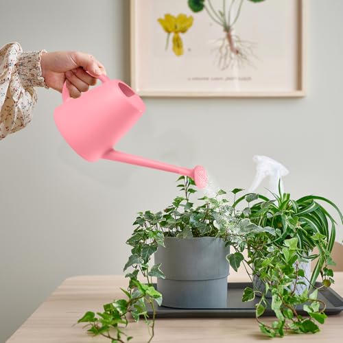 Indoor and Outdoor Watering Can - Long Spout -1/2 Gallon (64oz) - Pink - color: Pink