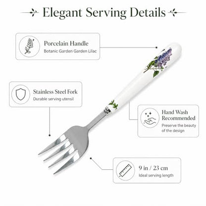 Portmeirion Botanic Garden Stainless Steel Serving Fork