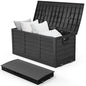 VINGLI 75 Gallon collapsible Outdoor Storage Box - color: Full Black
