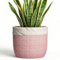 Ceramic Plant Pots, 8 Inch Planter, Round Pots for Plants, Pink - color: Pink, size: 8 Inch