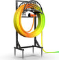 Heavy Duty Garden Hose Holder with Storage Basket - color: Matte Black