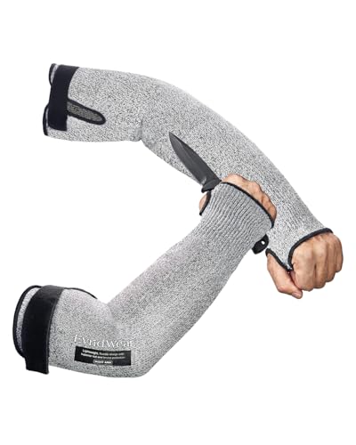 Evridwear Protective Arm Sleeves Arm Protectors for Thin Skin and Bruising Farmers,Gardening,Pet Grooming,Fragile Skin - size: Small