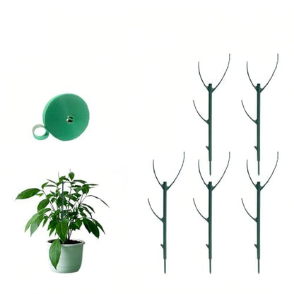 Stackable Monstera Moss Pole, 5 PCS Natural Coir Plant Support Stakes. - size: 5 Pack