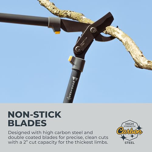 Woodland Tools Super Duty Lopper, 32 Inch Geared Bypass Branch Cutter with Soft Grip Handles, Manual Tree Limb Cutter for Thick Branches, Heavy Yard Work, and Seasonal Pruning - style: Super Duty Lopper