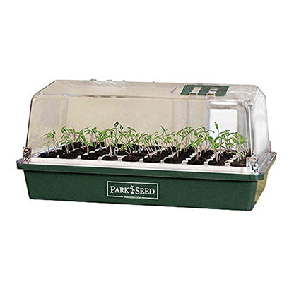 Park Seed Bio Dome Seed Starter Kit with 60 Cell Planting Block, Base Tray, Humidity Dome & 60 Bio Sponges - size: 60 Cell