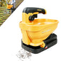 Handheld Power Seed Spreader Compatible with Dewalt 20V Battery, Fertilizer Spreader with 3L Hopper, 125°Adjustabl Opening, Available Year-Round for Grass Seeds, Rock Salt(NO Battery)