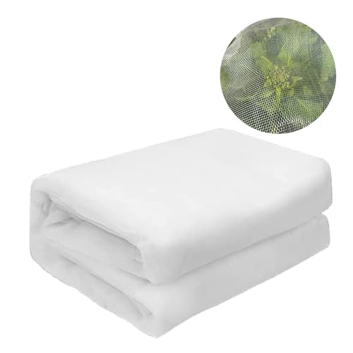 6.5X50 FT Garden Netting Pest Barrier, Ultra Fine Mesh - size: 6.5x50 FT