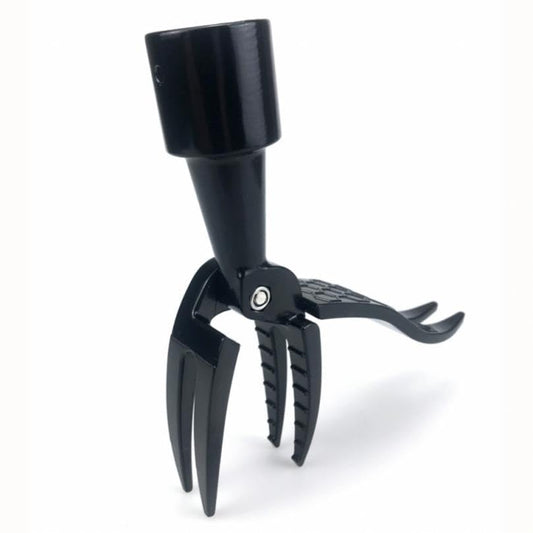EatingBiting Foot-Operated Weeder Outdoor Stand Up Weed Puller Claw Weeder Root Remover Tool Weed Puller Replacement Heavy Duty for Yard Garden 4 Claws Steel Head Artifact Uprooting Without Handle