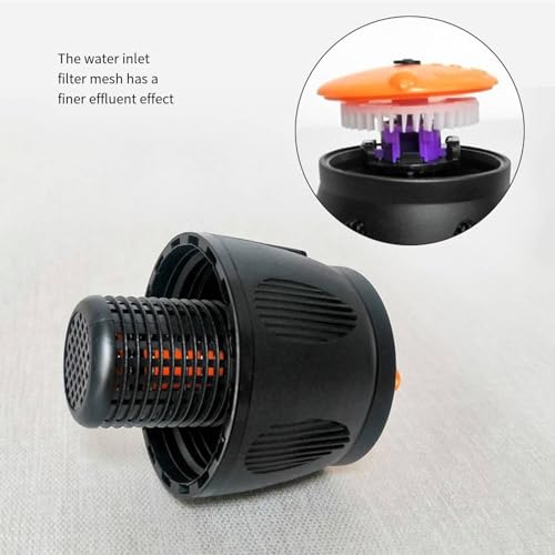 Lawn Sprinkler, Sprinklers for Yard with Metal Spike Base,Gardening Watering System for Small Medium Yard, 2 Pattern - color: Black