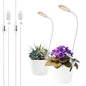 Soliseed 6W Clip-on Grow Light, Round Panel Timer Plant Lamp, 2 Pack - size: PANEL