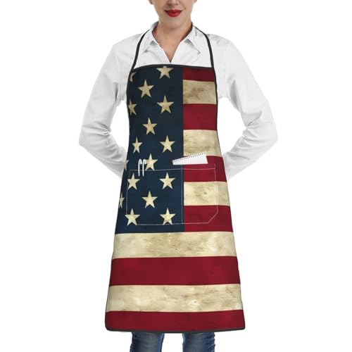 Waterproof Apron with Pockets - color: Brass