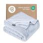 Bare Home Fleece Blanket Luxury Microplush (Full/Queen, Blue Mist) - color: 09 - Blue Mist, size: Full/Queen